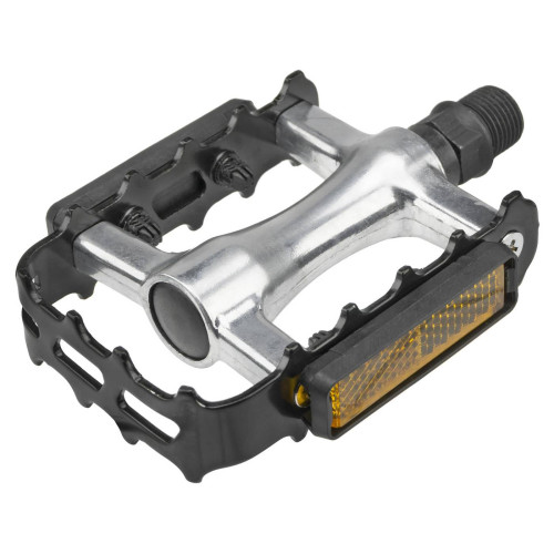 Pedāļi Azimut MTB Alu/steel Antislip with ZU bearings and reflectros (1012)