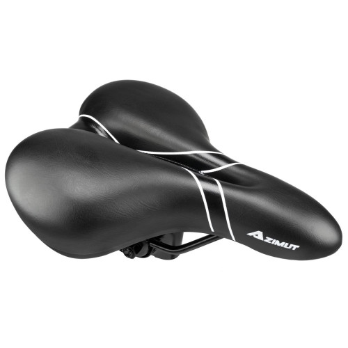 Saddle Azimut Comfort Full Cut 265x200mm black-silver (1029)