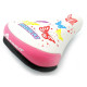 Saddle Azimut KIDS Butterfly 230x155mm white-pink (1036)