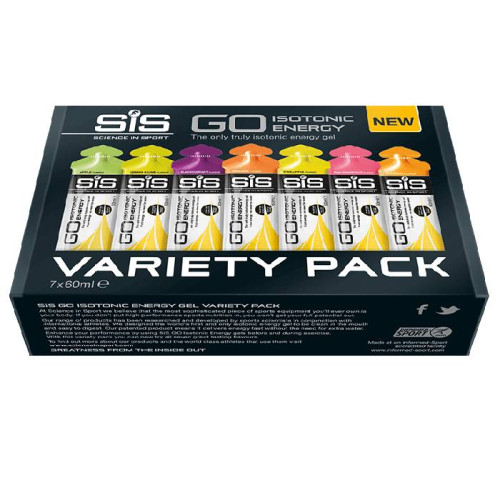 Nutrition gel pack SiS Go Isotonic Energy Variety 7x60ml