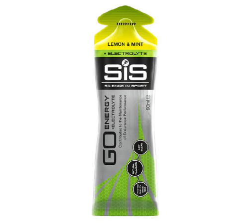 Elektrolītu želeja SiS Go Energy + Electrolyte Lemon & Mint 60ml