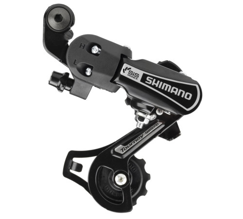 Aizmugurējie pārslēdzēji Shimano Tourney RD-TY21B Adapter 6-speed black