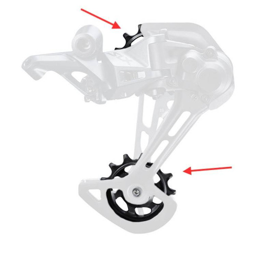 Tension and guide pulley set Shimano RD-M7100