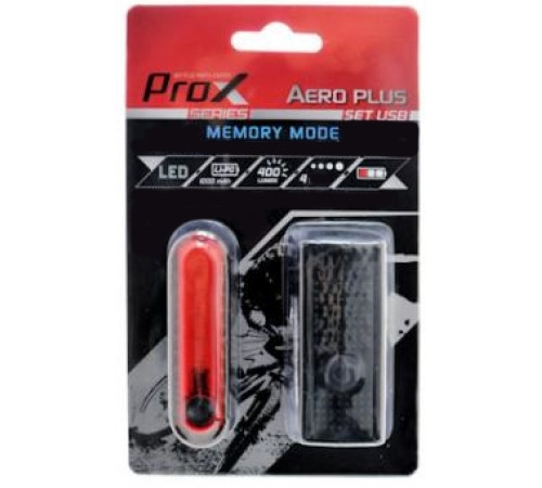 Apgaismojums komplekt ProX Aero Plus 400Lm + 5xLED 10Lm USB