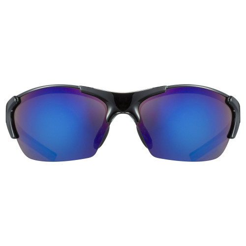 Brilles Uvex blaze III black blue / mirror blue