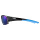 Brilles Uvex blaze III black blue / mirror blue