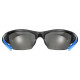 Brilles Uvex blaze III black blue / mirror blue