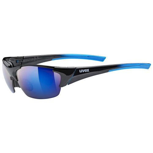 Brilles Uvex blaze III black blue / mirror blue