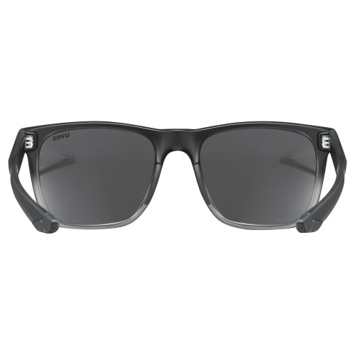 Brilles Uvex lgl 42 black transparent / mirror silver