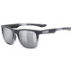 Brilles Uvex lgl 42 black transparent / mirror silver