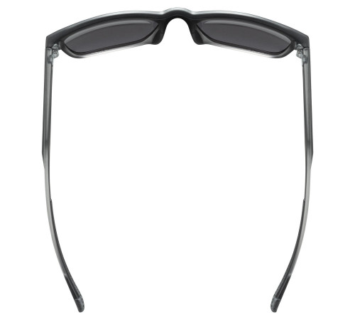 Brilles Uvex lgl 42 black transparent / mirror silver