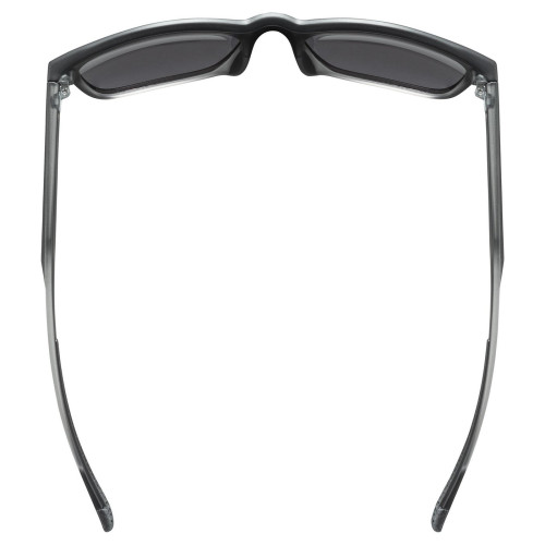 Brilles Uvex lgl 42 black transparent / mirror silver