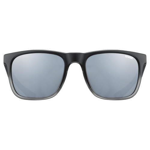 Brilles Uvex lgl 42 black transparent / mirror silver