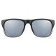 Brilles Uvex lgl 42 black transparent / mirror silver