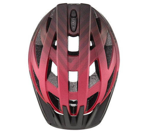 Velo ķivere Uvex i-vo cc red black mat-52-57CM