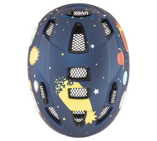 Velo ķivere Uvex Kid 2 cc dark blue rocket mat-46-52CM