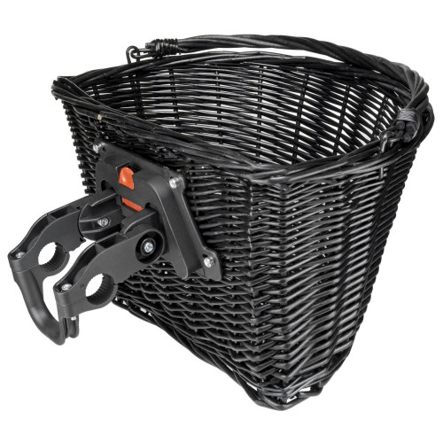 Basket front Azimut Wicker NEW bracket 35x26x22cm black