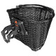 Basket front Azimut Wicker NEW bracket 35x26x22cm black