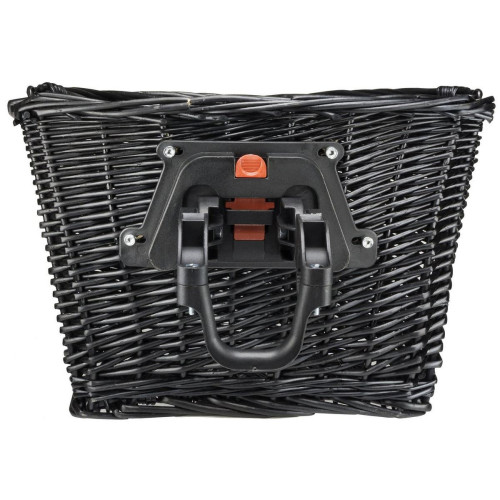 Basket front Azimut Wicker NEW bracket 35x26x22cm black