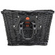 Basket front Azimut Wicker NEW bracket 35x26x22cm black