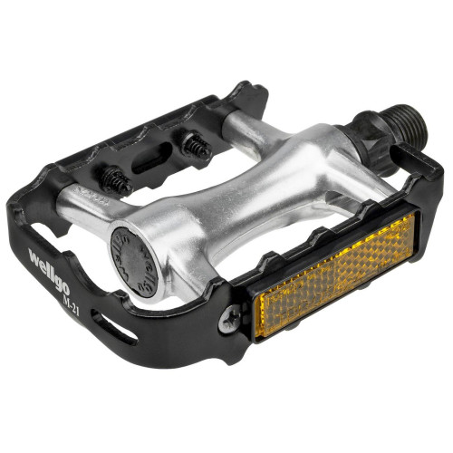 Pedāļi Azimut by Wellgo Alu M21 with reflectors