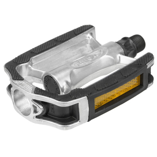 Pedāļi Azimut by Wellgo Alu C169 antislip with reflectors