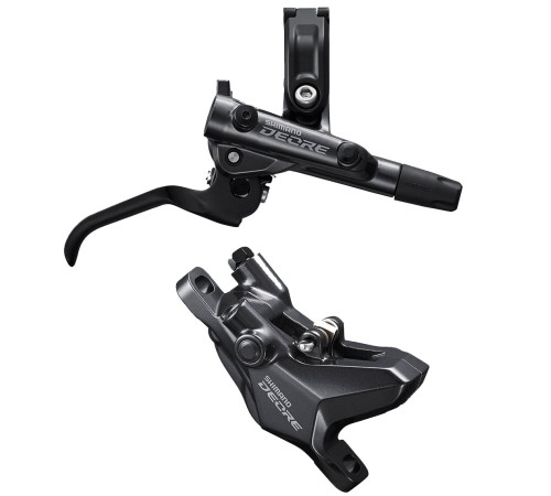 Aizmugurējās disku bremzes Shimano DEORE BL/BR-M6100(L) resin J-Kit black