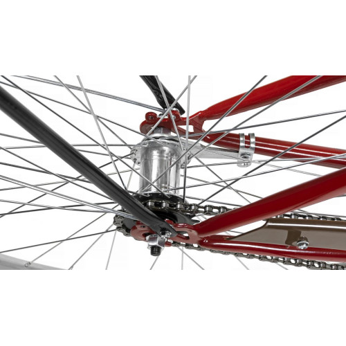 Bicycle AZIMUT City Lux 28" 2023 bordo-brown