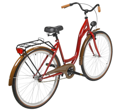 Bicycle AZIMUT City Lux 28" 2023 bordo-brown