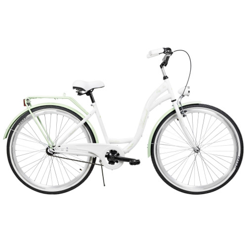 Velosipēds AZIMUT City Lux 28" 2023 white-mint