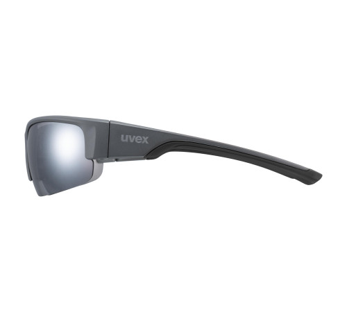 Brilles Uvex Sportstyle 215 grey mat / litemirror silver