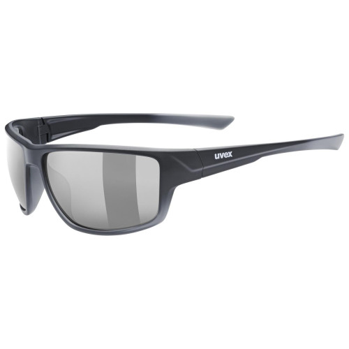 Brilles Uvex Sportstyle 230 black mat / litemirror silver