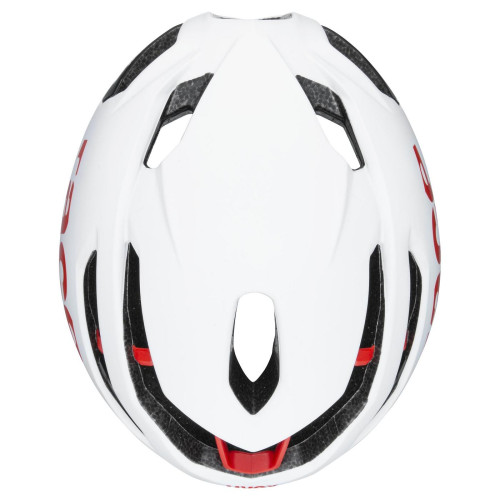 Velo ķivere Uvex Race 9 white-red-53-57CM
