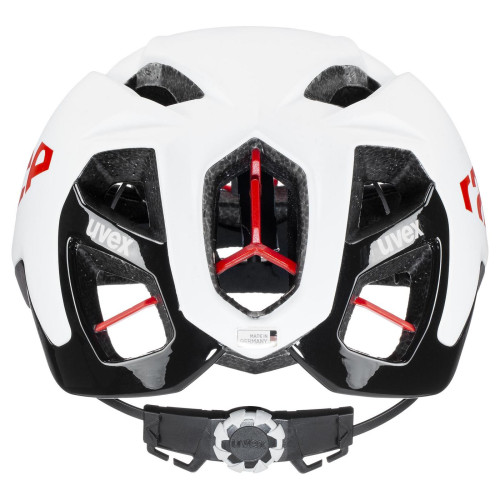 Velo ķivere Uvex Race 9 white-red-53-57CM