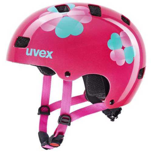 Velo ķivere Uvex Kid 3 pink flower-51-55CM