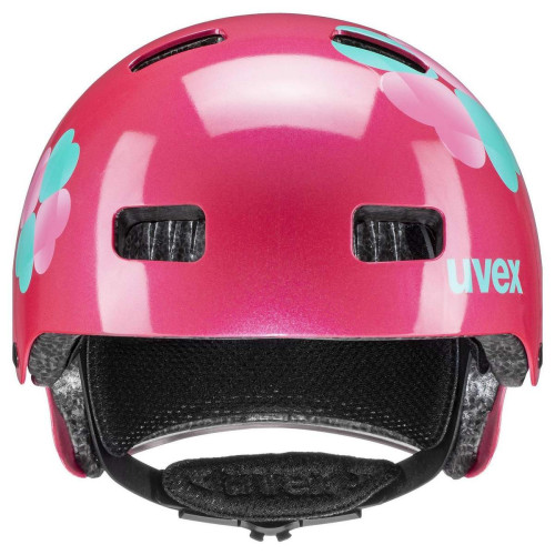 Velo ķivere Uvex Kid 3 pink flower-51-55CM