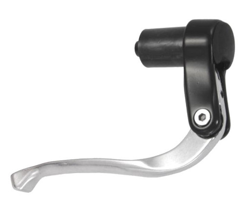 Brake lever Saccon Italy Bar-End ø17mm (inside tube diam.) black-silver