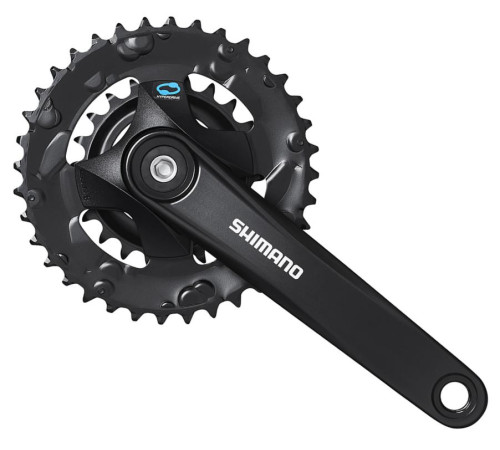 Priekšējie zobratu blok Shimano ALTUS FC-M315-2 175MM 7/8-speed black-35X22T