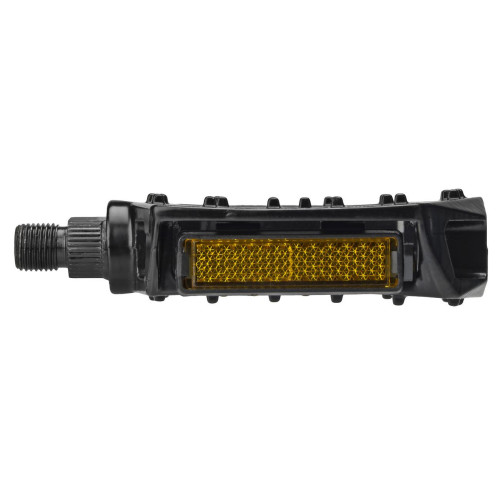 Pedāļi Azimut BMX Platform Alu 1/2" lodīšu gultnis un atstarotāji black