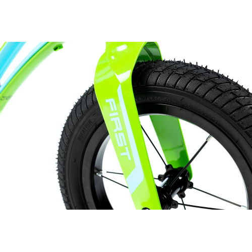 Balance / learner bike Karbon First green-blue