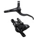 Priekšējās disku bremzes Shimano BL-MT401(L)/BR-MT410(F) 2-piston black