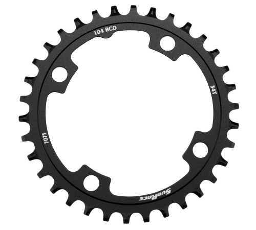 Chainring SunRace CRMX04 Narrow-Wide Alu 104BCD 1x11-speed 34T