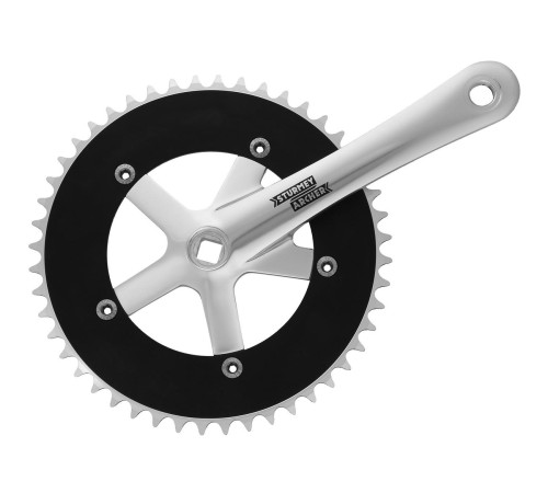 Front crankset Sturmey-Archer 170mm 1-speed silver-48T
