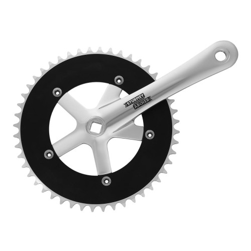Front crankset Sturmey-Archer 170mm 1-speed silver-48T