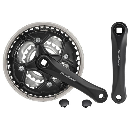 Front crankset SunRace FCM513 42x34x24T 152mm 7/8-speed w/ CG