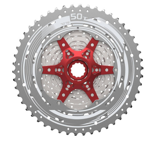 Cassette SunRace CSMX80 11-speed 11-50T metallic
