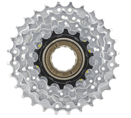Aizmugurējie zobratu bloks SunRace MFM2A 5-speed 14-28T zinc (ieskrūvēts)