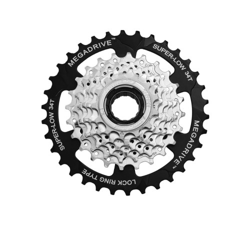 Aizmugurējie zobratu bloks SunRace MFM4S 7-speed 13-34T zinc (ieskrūvēts)