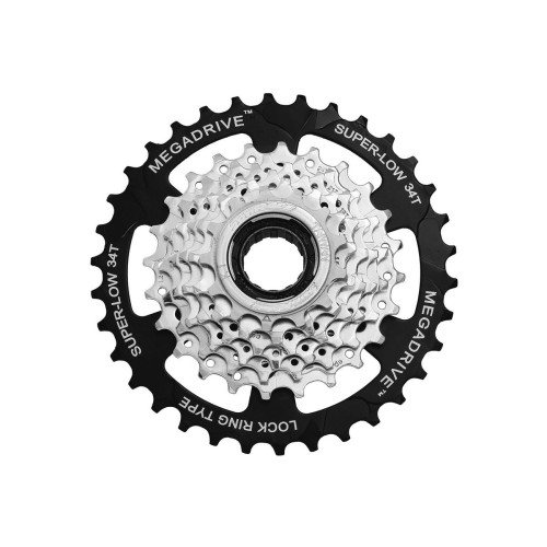 Aizmugurējie zobratu bloks SunRace MFM4S 7-speed 13-34T zinc (ieskrūvēts)
