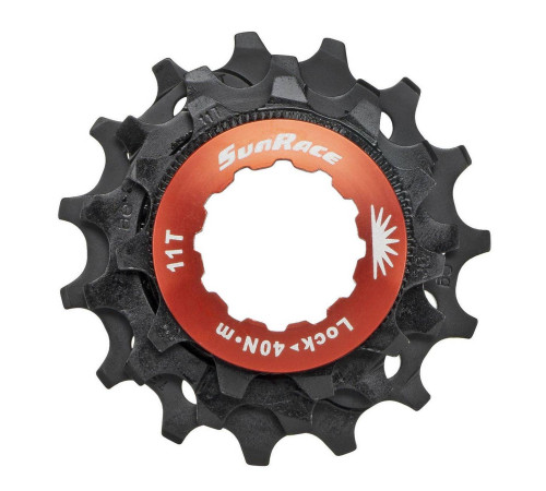 Aizmugurējā ķēde set SunRace SPCS11 11-13-15T 11-speed with lockring black